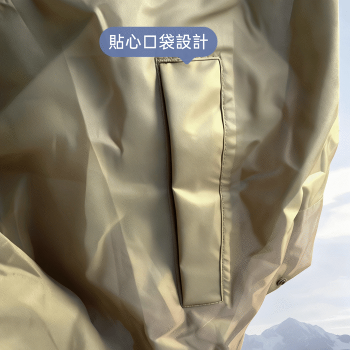 【雨小寶 Outdoor 海外代購】日系輕便背包連身式雨衣｜男女通用｜高機能輕量化設計｜登山．釣魚．通勤．騎單車．旅行皆適用：圖片 4