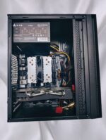 【簡約商務辦公】黑金鋼迷你電腦機殼 M-ATX｜霧面黑鋼質外殼｜高效散熱 × 輕巧實用｜裝機首選：圖片 6